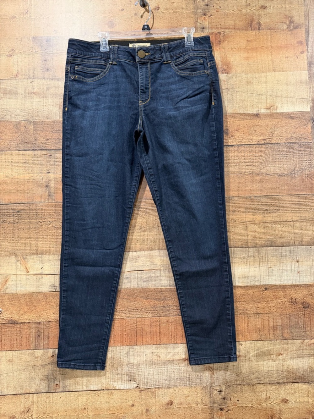 Democracy Dark Indigo Skinny Jeans With Slimming Abdominal Panel Size 16